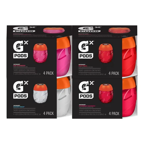 Sistema De Hidratación Gatorade Gx, Botellas Antideslizantes