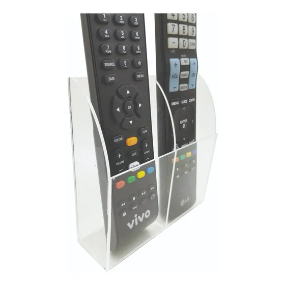 Porta Controle Remoto De Parede Suporte Controle Acrílico