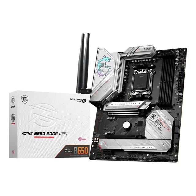 Tarjeta Madre Msi Mpg B650 Edge Wifi Am5 Ddr5 Pcie 5.0 Atx