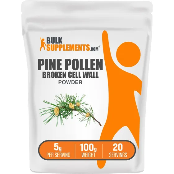 Supplement Bulksupplements.com Polen De Pino En Polvo 100 G