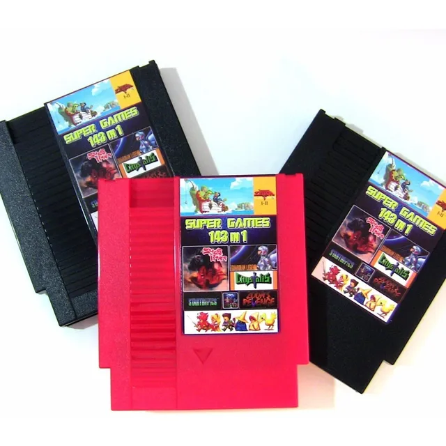 Cartucho Multiple 143 Mejores Juegos De Nintendo Nes 8bits