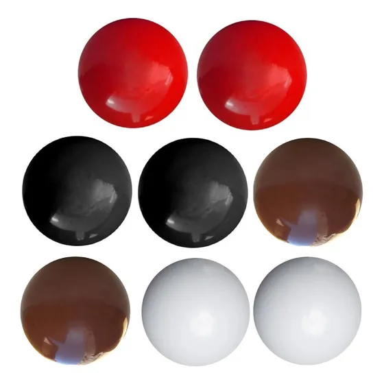08 Bolas Lisa 50 Mm Sinuca Bilhar Snooker Novo