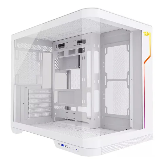 Gabinete Gamer Redragon Wideload Extreme Rgb Midtower Branco