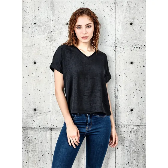 Blusa Viary - Nébula - Negro