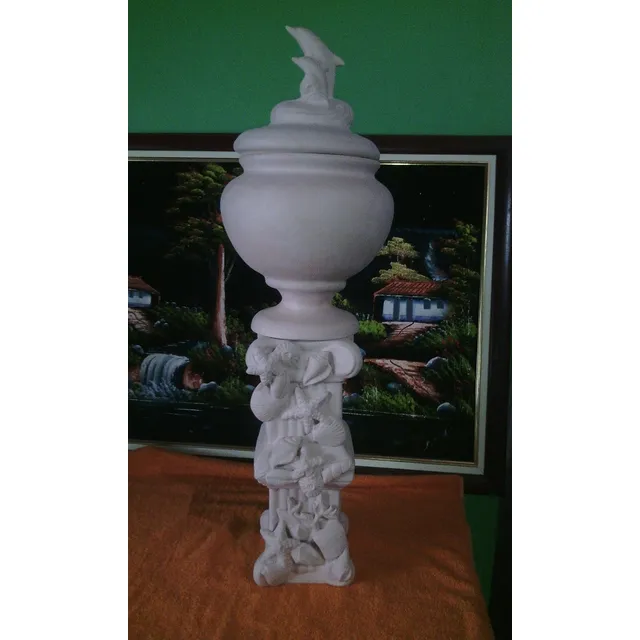 Combo De 4 Soperas Con Pedestal Y Montajes Para Santería