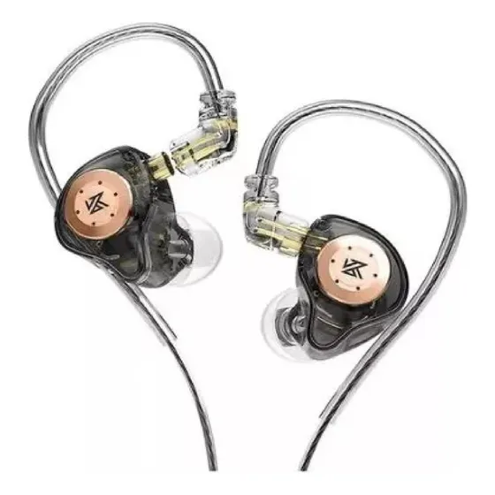 Fone De Ouvido Kz Edx Pro Graves Excelentes No Mic Preto