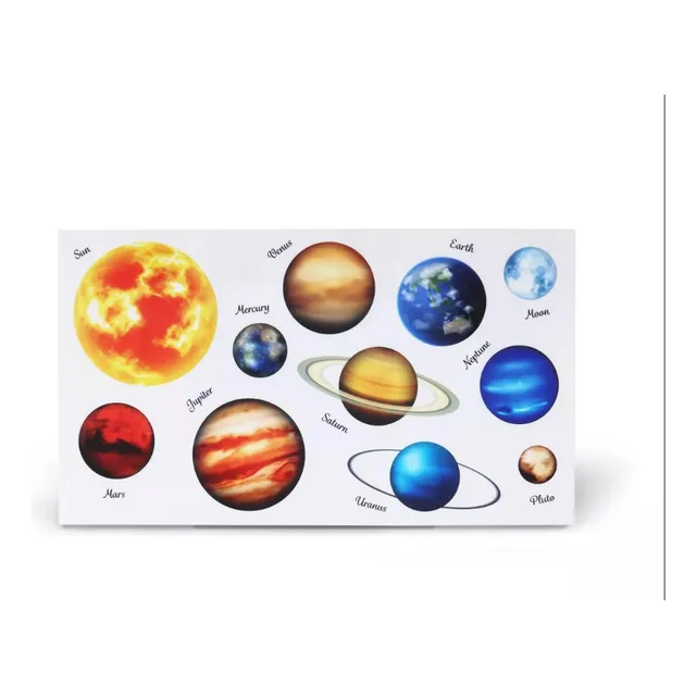 2pack Calcomanias Vinilo Planetas Sistema Solar Fosforescent
