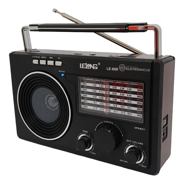 Rádio Am/fm P/ Zona Rural 11 Faixas Bluetooth 110v/220v