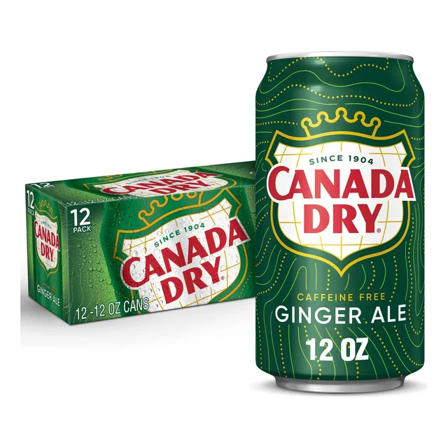 Refresco Canada Dry Ginger Ale 12 Pack 355ml Importado