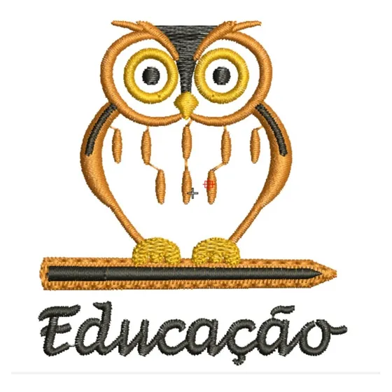 Matriz De Bordado Computadorizado - Coruja Educação