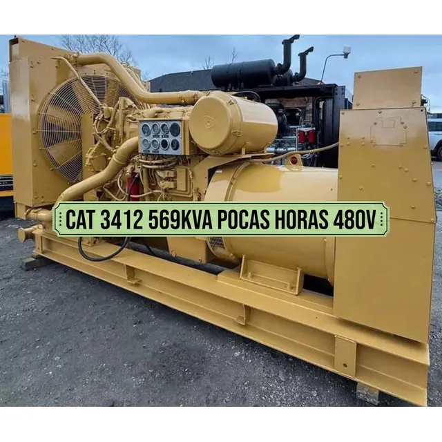 Generador Planta Cat 3456 De 569kva Pocas Horas