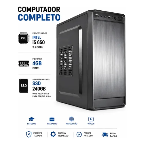 Computador Desktop Dell Optiplex 7010 com Core i5, Windows 11 Pro