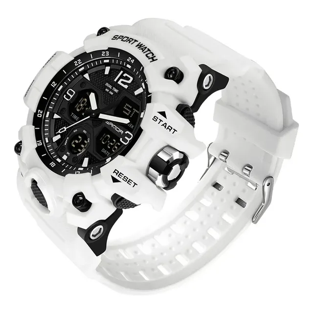 Reloj Deportivo Para Hombre - Sanda - Blanco