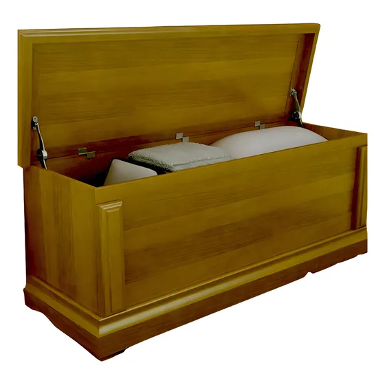 Bau De Madeira Dallas Casal Cor Imbúia