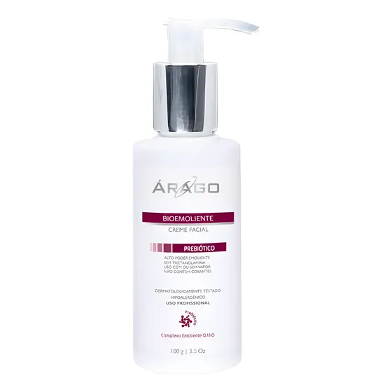 Creme Bioemoliente Facial Prebiótico Árago 100ml
