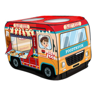 Los Niños Juegan Un Regalo De Cumpleaños De La Tienda Con Los Niños Juegan Un Regalo De Cumpleaños De La Tienda Con