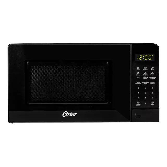 Microondas 20 Litros 0.7 Pies 700 Watts Negro Oster