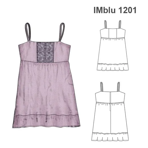 Molde, Patrón Blusa Encaje Centro Busto