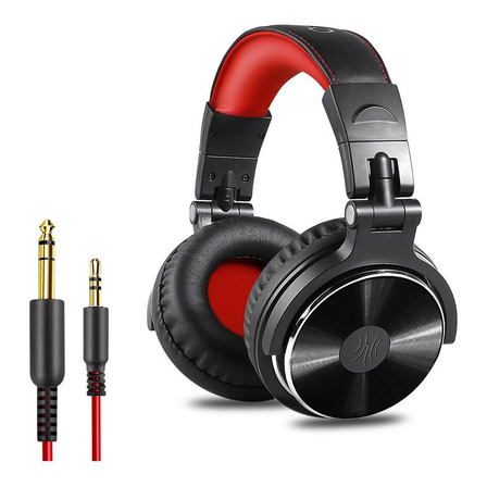 Fone De Ouvido Over-ear Oneodio Pro-10 Vermelho Fone De Ouvido Over-ear Oneodio Pro-10 Vermelho