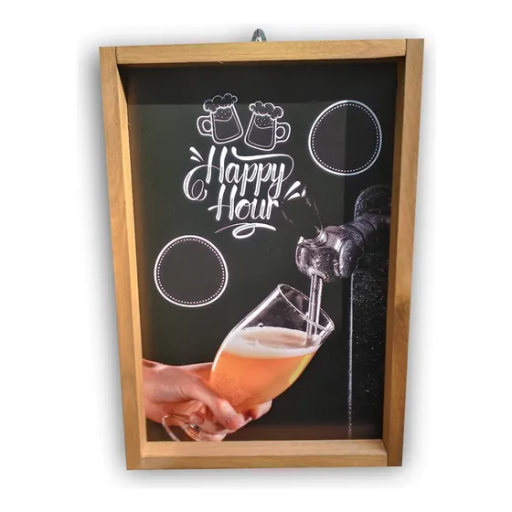 Pizarrón Pizarra Cervecería Para Escribir Y Borrar Fibron