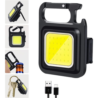 Mini Linterna Luz Led Recargable Usb 4 Modos Llavero 800lm Mini Linterna Luz Led Recargable Usb 4 Modos Llavero 800lm