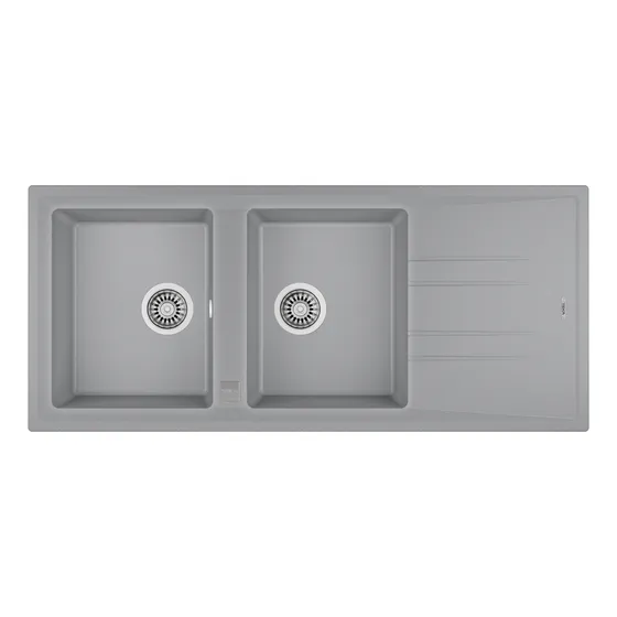 Lavaplatos Granito Stone 80 2c1e Tg Metallic Grey Teka