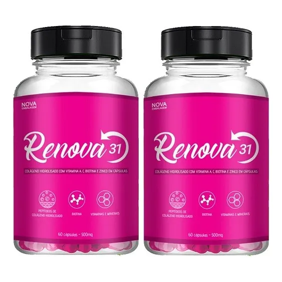 2 Renova Colageno Original 120 Cápsulas