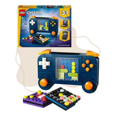 Lego Creator Console Retrô 3 Em 1 Controle De Videogame 268 Videogames