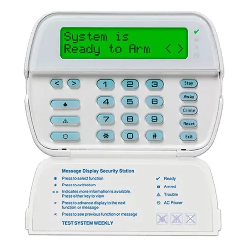 Teclado 64 Zonas Lcd Alfanumérico Programable Dsc Pk5500