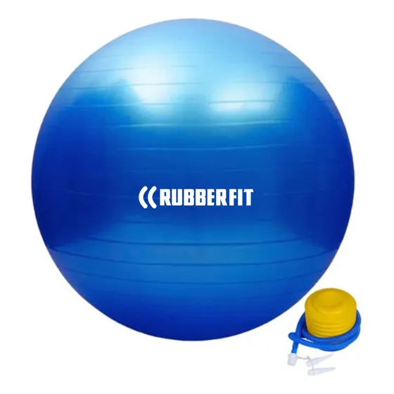 Bola Pilates Suiça Yoga Abdominal Gym Ball 55cm Bomba Grátis