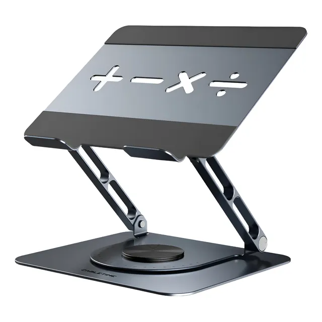 Soporte Giratorio 360 Macbook Pro | Laptop 17 Aluminio Plateado