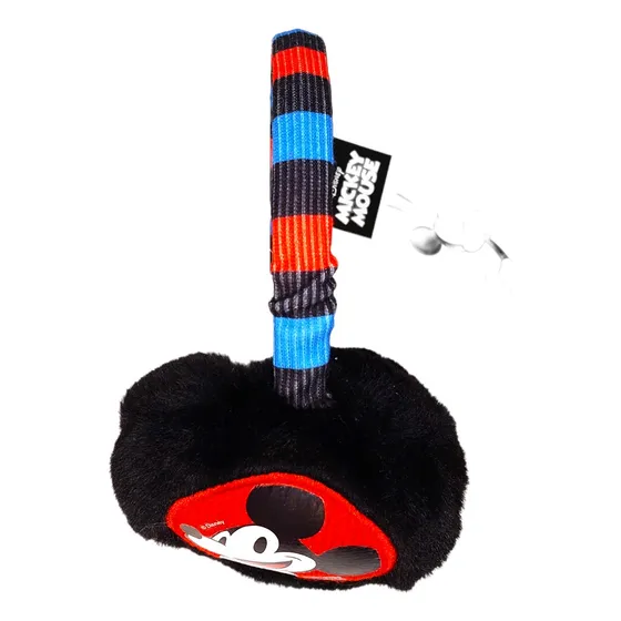 Orejeras Peludas Niños Infantil Peluche Invierno Disney Color Mickey Mouse Multicolor
