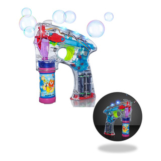 Pistola Burbujas Agua Luz Led Para Fiestas Batucadas Eventos Pistola Burbujas Agua Luz Led Para Fiestas Batucadas Eventos