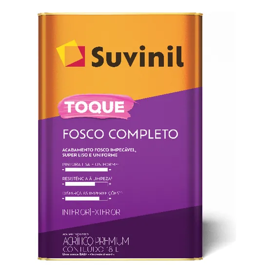Tinta Suvinil Toque Fosco Completo Elefante 18l