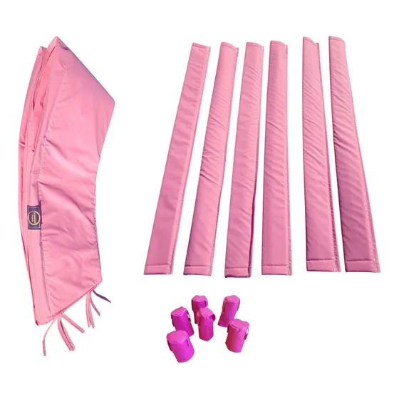 Cubre Resortes Protector 1,85 Cubre Caños Bonetes Lona Rosa