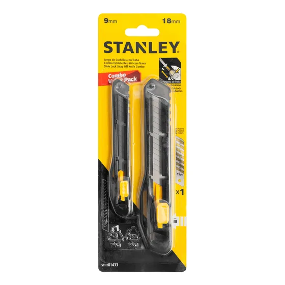 Jgo De Exacto Cuchilla Bloqueo Lateral Stanley Stht81433-840