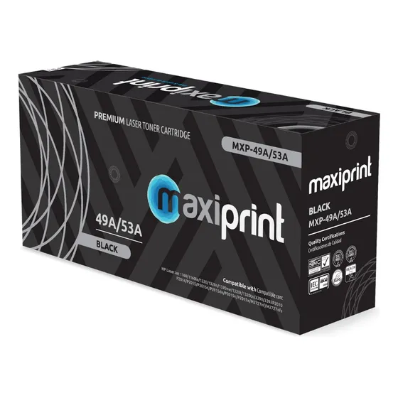 Cartucho De Tóner Hp Mxp-49a/53a Laserjet 1160/1160le/1320