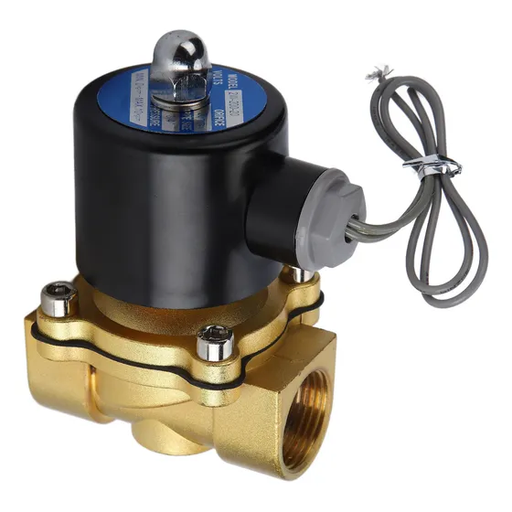 Válvula Solenoide De Latón Con Respuesta Sensible Eléctrica
