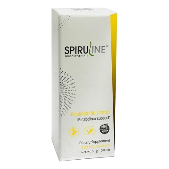 Spirulina Tripicolinato De Cromo X 100 Caps Hydrogrow Sabor Sin sabor