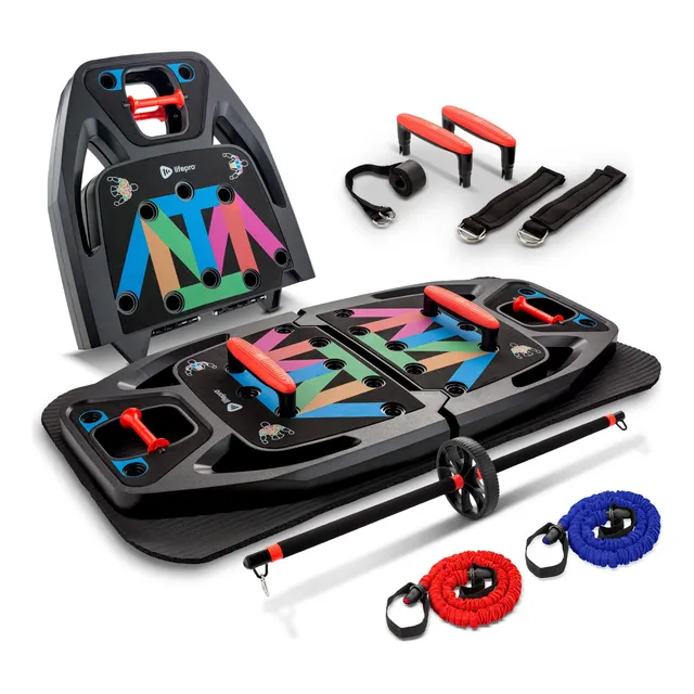 Lifepro Gimnasio Portatil Casa Tabla Entrenamiento Push Up 4