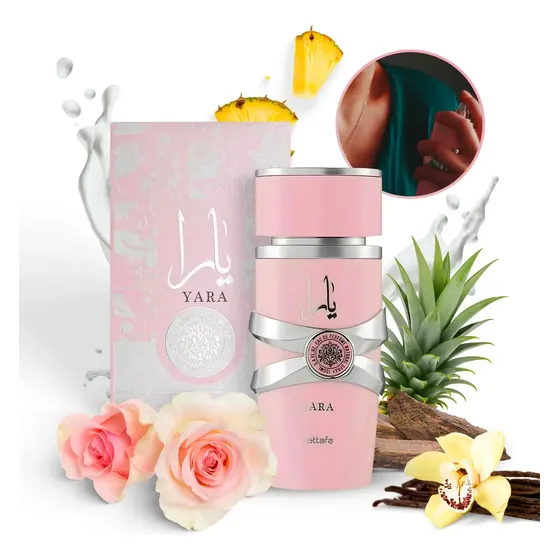 Perfume Yara lattafa feminino 100ml edp