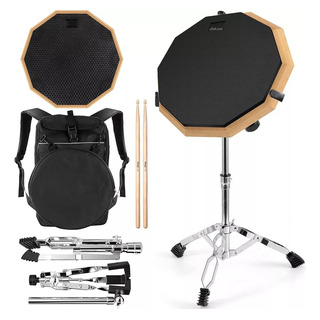 Almohadilla De Práctica De Tambor Con Soporte De Caja Y Tabu Almohadilla De Práctica De Tambor Con Soporte De Caja Y Tabu