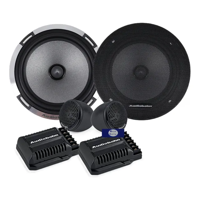 Set De Medios 6.5pulg Audiobahn Abc65a 2vias 200watts