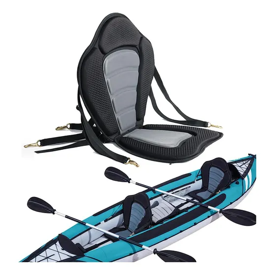 Cojín De Asiento De Canoa, Almohadilla Cómoda Con Respaldo