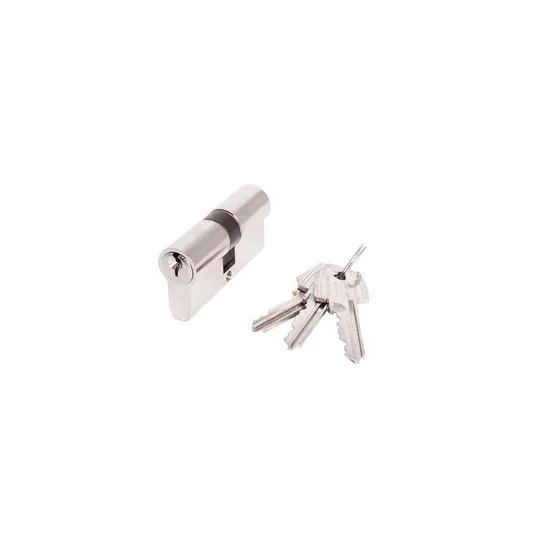 Cilindro Europerfil Tesa 60mm (30-30) Niq. Dent. Niquelado