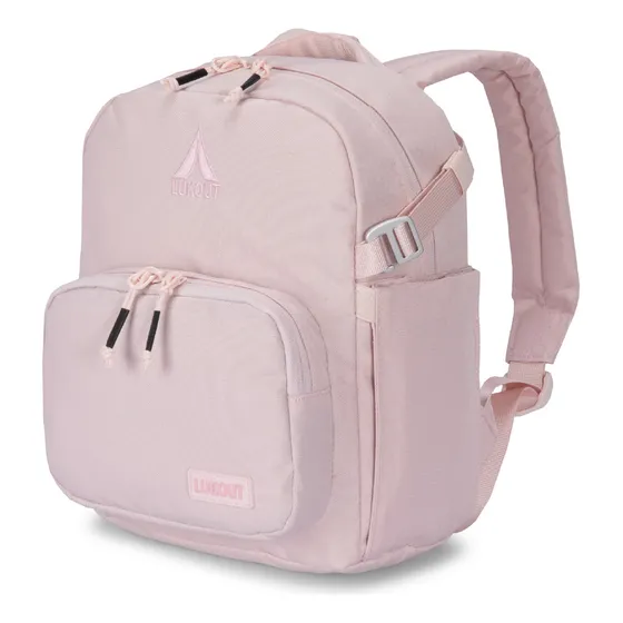 Mochila Lukout Viaje Mini Work And Travel Color Palo rosa Diseño de la tela Liso