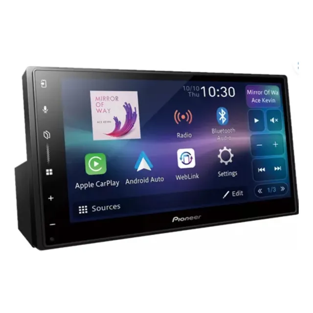 Multimídia 6,8 Pol Pioneer Dmh-a5650bt Car Play Android Auto