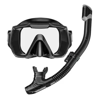 Set De Snorkel Para Adultos: Visión Panorámica, Anti-fugas Y Set De Snorkel Para Adultos: Visión Panorámica, Anti-fugas Y