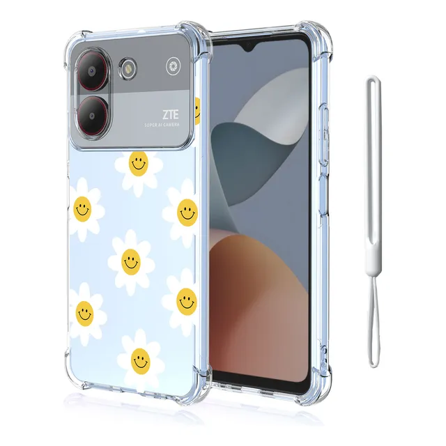Funda Case Tpu  Para Zte Blade A54 + Cordón