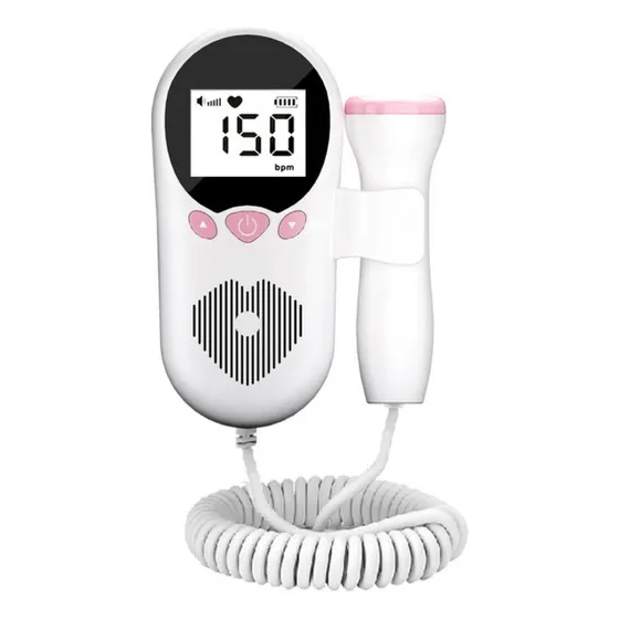 Monitor Fetal Doppler Para Latidos Corazón Bebé Con Gel